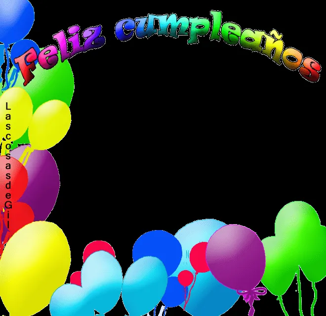 Marco feliz cumpleaños png - Imagui