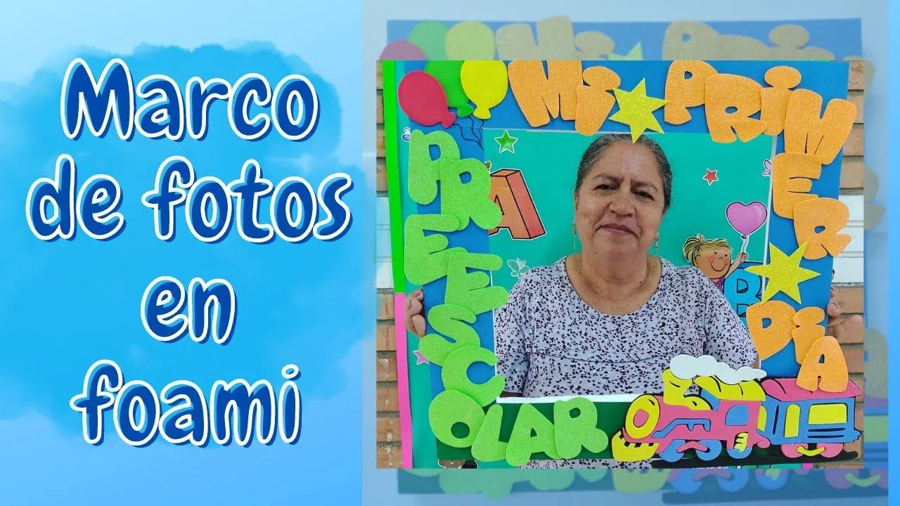 Cómo hacer un Marco en Foami para Fotos Primer Día de Clases y otras Decoraciones Escolares!♡ - YouTube Cómo hacer un Marco en Foami para Fotos Primer Día de Clases y otras Decoraciones Escolares!♡ - YouTube