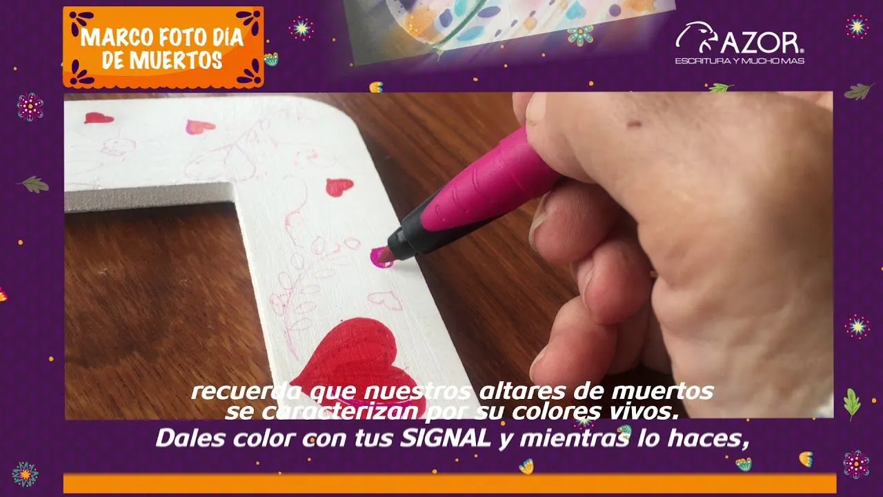 Cómo hacer un marco fotográfico para el día de muertos | cómo hacer un marco para fotos. - YouTube Cómo hacer un marco fotográfico para el día de muertos | cómo hacer un marco para fotos. - YouTube