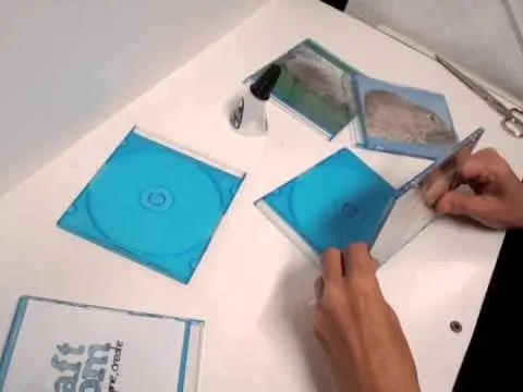 COMO HACER UN MARCO DE FOTOS CON CAJAS DE CDS - YouTube