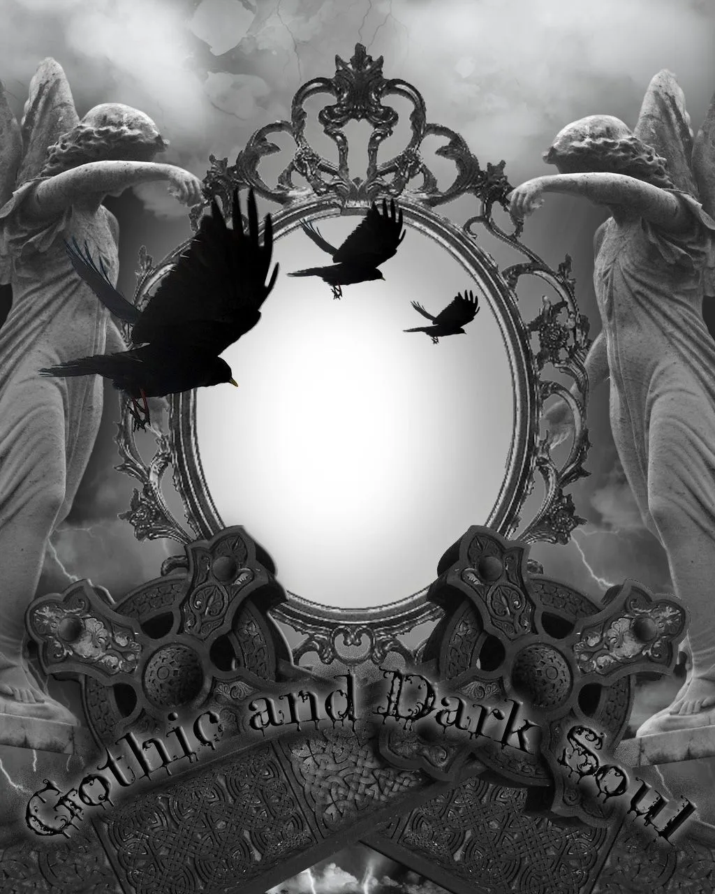 Marco para fotos al estilo Dark y Gothic en PNG ~ Photo Frames Marco para fotos al estilo Dark y Gothic en PNG ~ Photo Frames