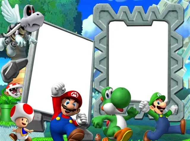 Marco infantil inspirado en Super Mario Bros - Frames Marco infantil inspirado en Super Mario Bros - Frames