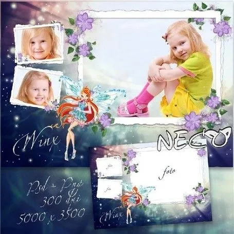 Marco infantil de las Winx para Photoshop (Psd y Png) | Recursos ... Marco infantil de las Winx para Photoshop (Psd y Png) | Recursos ...