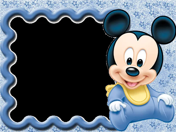 Marcos de Mickey Mouse bebé png - Imagui