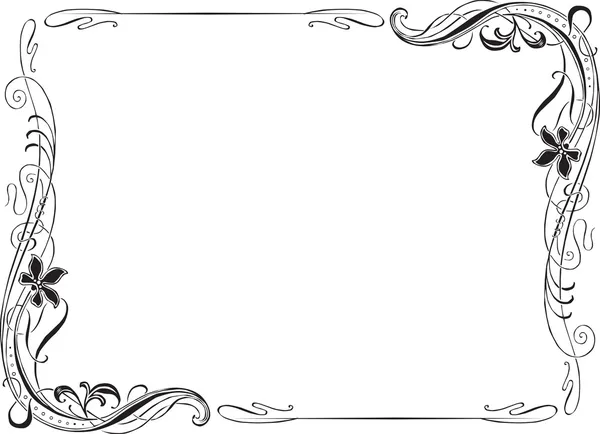 Marco ornamentado de estilo art nouveau — Vector stock © roman4 ... Marco ornamentado de estilo art nouveau — Vector stock © roman4 ...