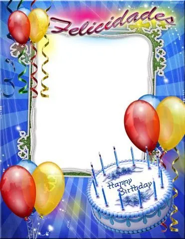 Marco png para fotomontajes de cumpleaños | Photo Frames | Aracely ...