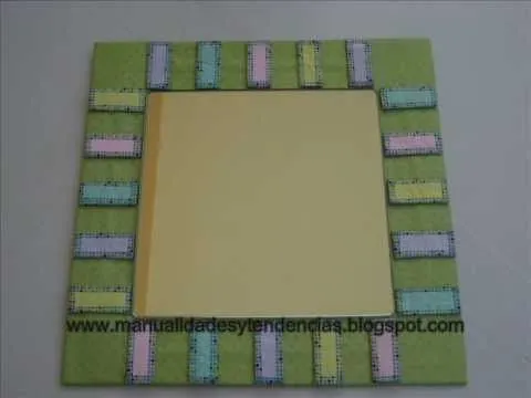 Cómo hacer un marco reciclado / How to make a recycled frame - YouTube Cómo hacer un marco reciclado / How to make a recycled frame - YouTube