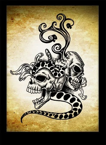 Calaveras para estampar - Imagui