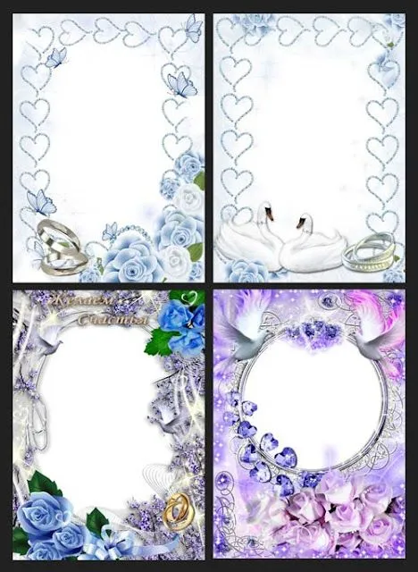 Marcos para bodas PNG y PSD (Fotomontaje) - Identi Marcos para bodas PNG y PSD (Fotomontaje) - Identi