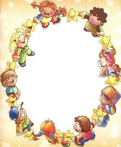 Bordes y marcos con niños - Imagui