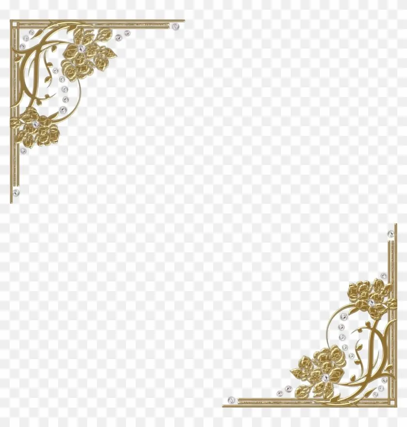 Marcos Y Bordes Para Invitaciones De Boda - Marcos Para Invitaciones  Elegantes Png - Free Transparent PNG Clipart Images Download