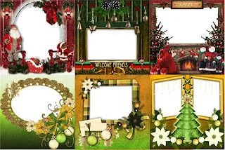 Marcos y bordes navideños para Photoshop | Canales de TV Gratis Marcos y bordes navideños para Photoshop | Canales de TV Gratis