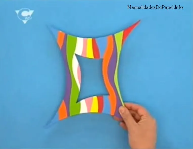 Hacer marcos de colores · Manualidades de papel Hacer marcos de colores · Manualidades de papel