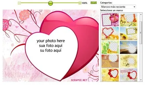 Marcos con corazones para tus fotos de San Valentín | 14 de febrero