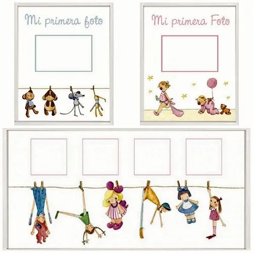 Cuadros infantiles para fotos | Decoideas.Net