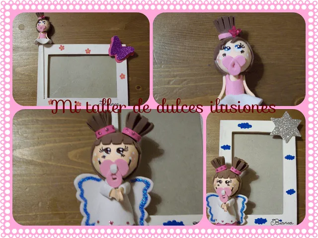 MARCOS DECORADOS CON FOFUCHAS. | MI TALLER DE DULCES ILUSIONES
