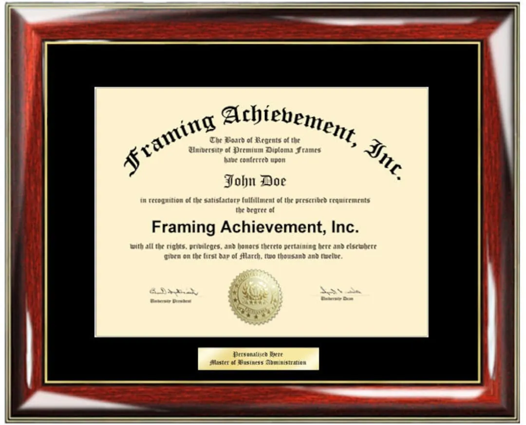 Marcos de diploma con placa de grabado Mat negro Personalizado - Etsy México Marcos de diploma con placa de grabado Mat negro Personalizado - Etsy México