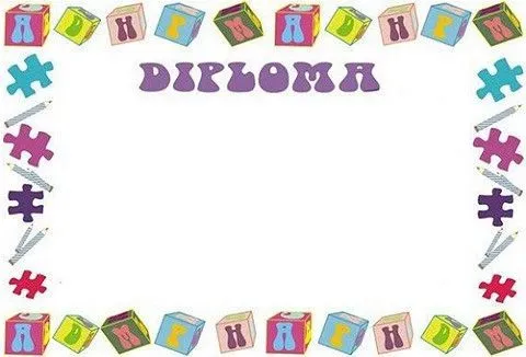Marcos de diplomas infantiles - Imagui | Proyectos a intentar ... Marcos de diplomas infantiles - Imagui | Proyectos a intentar ...