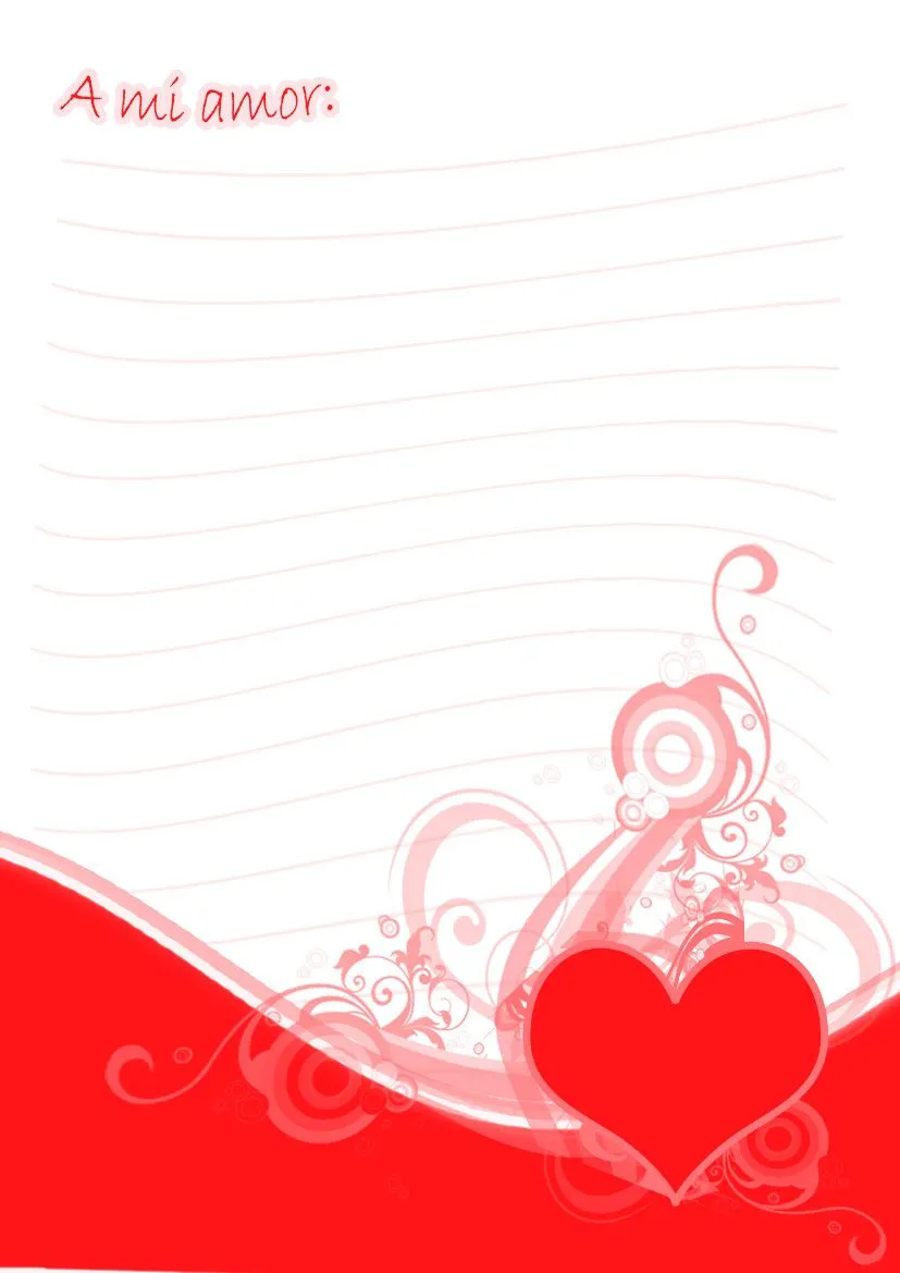 Marcos para escribir cartas de amor