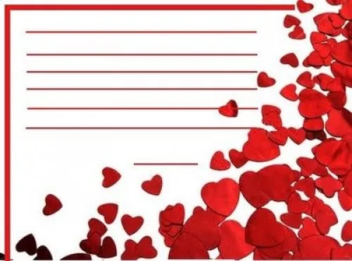 Marcos para cartas de amor - Imagui
