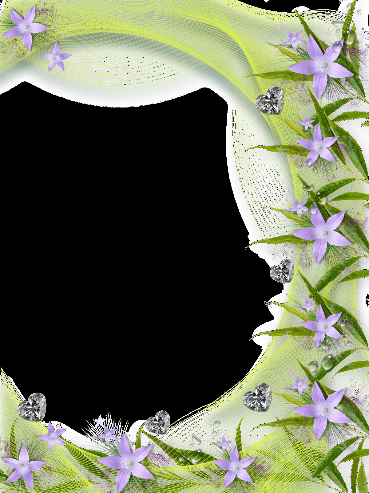 Marcos florales png - Imagui