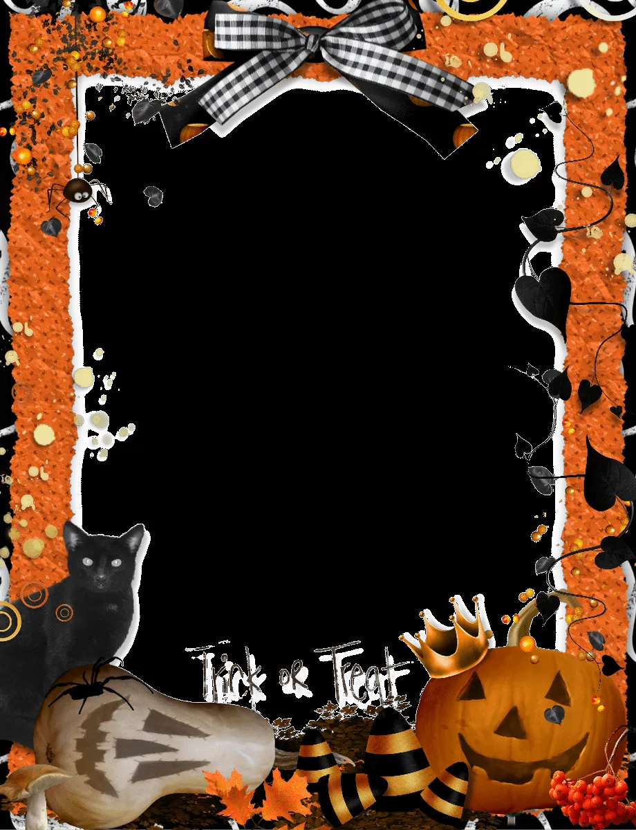 Marcos de Foto Halloween 4 PNG. | Marcos Gratis para Fotografías.