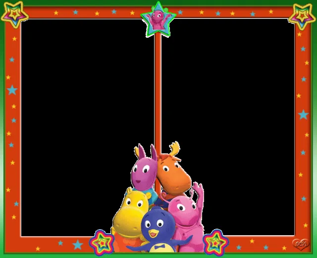 Marcos para fotos infantiles de los Backyardigans - Imagui