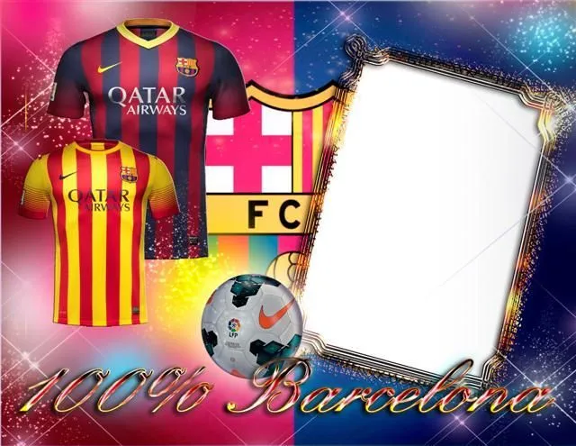 marcos para fotos del barcelona | Marco para fotos del Barça 2013 ...