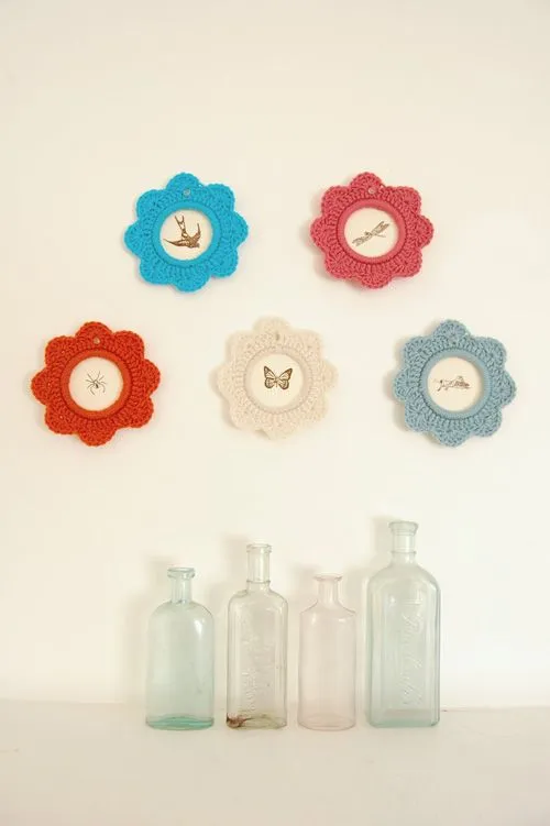 Marcos de fotos de crochet | Decoración Hogar, Ideas y Cosas ... Marcos de fotos de crochet | Decoración Hogar, Ideas y Cosas ...