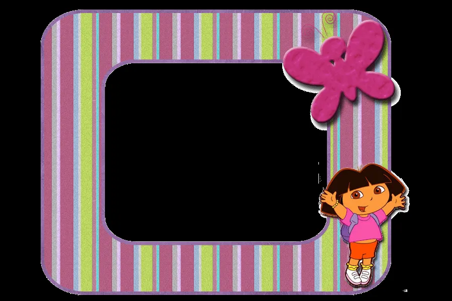 Marcos para fotos digitales de Dora la Exploradora. Bordes para ...