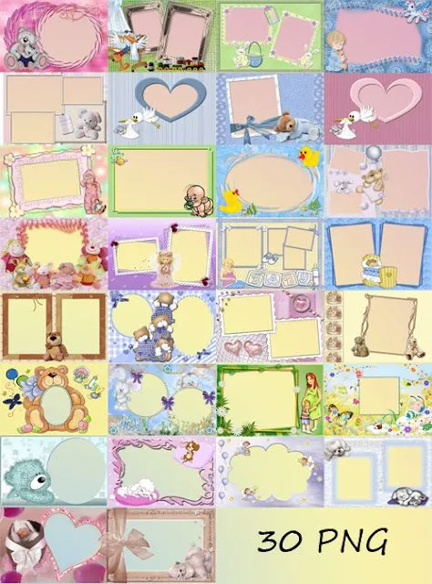 ... especial como baby shower necimiento etc son 30 marcos en formato png ... especial como baby shower necimiento etc son 30 marcos en formato png