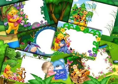 Marcos para fotos Gratis.: Marcos de Fotos Winnie The Pooh. Marcos para fotos Gratis.: Marcos de Fotos Winnie The Pooh.