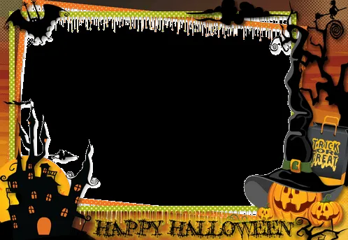 Marcos de fotos. Esté listo para Halloween