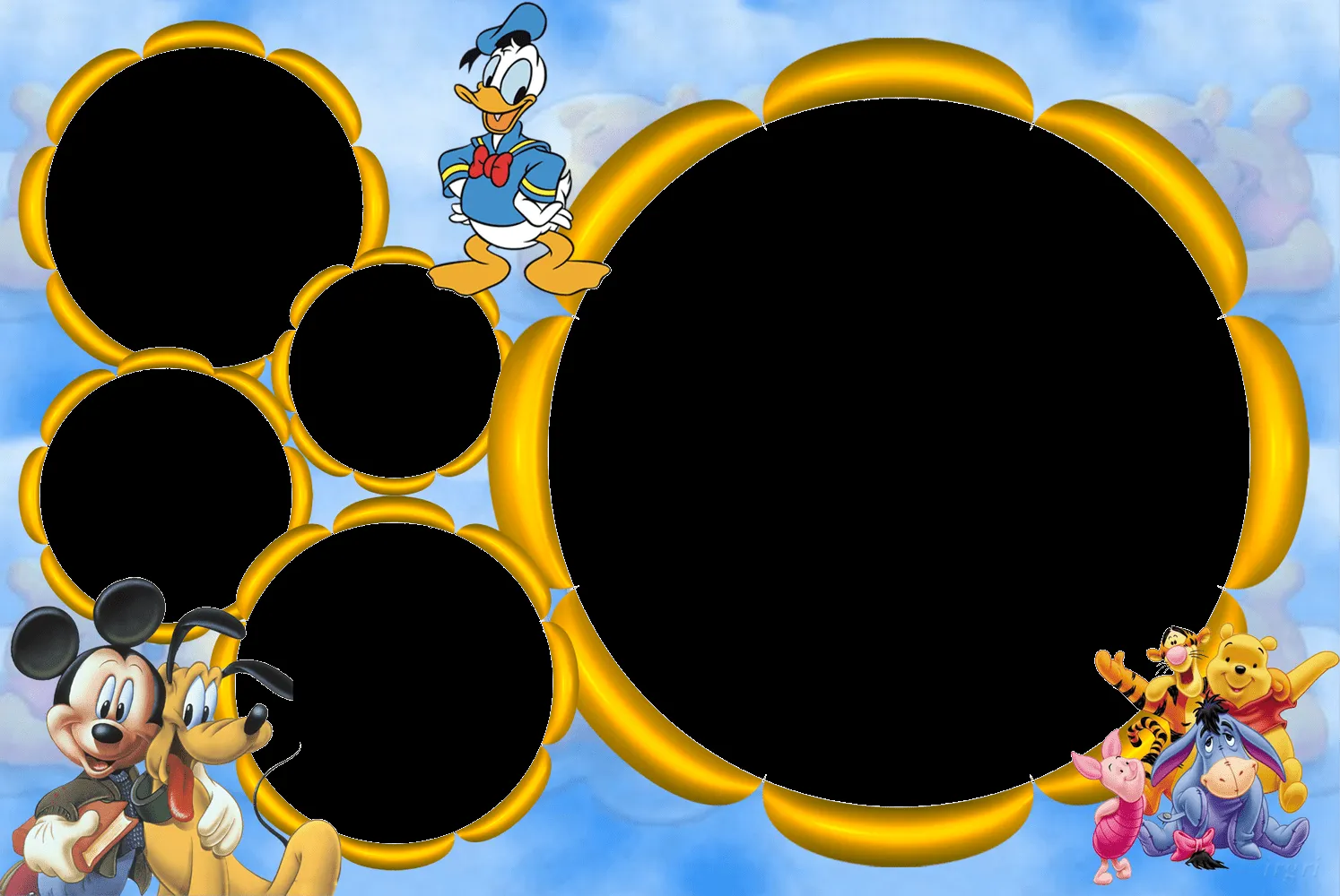 Marcos de Fotos Mickey Mouse y sus Amigos en png. | Marcos Gratis ...