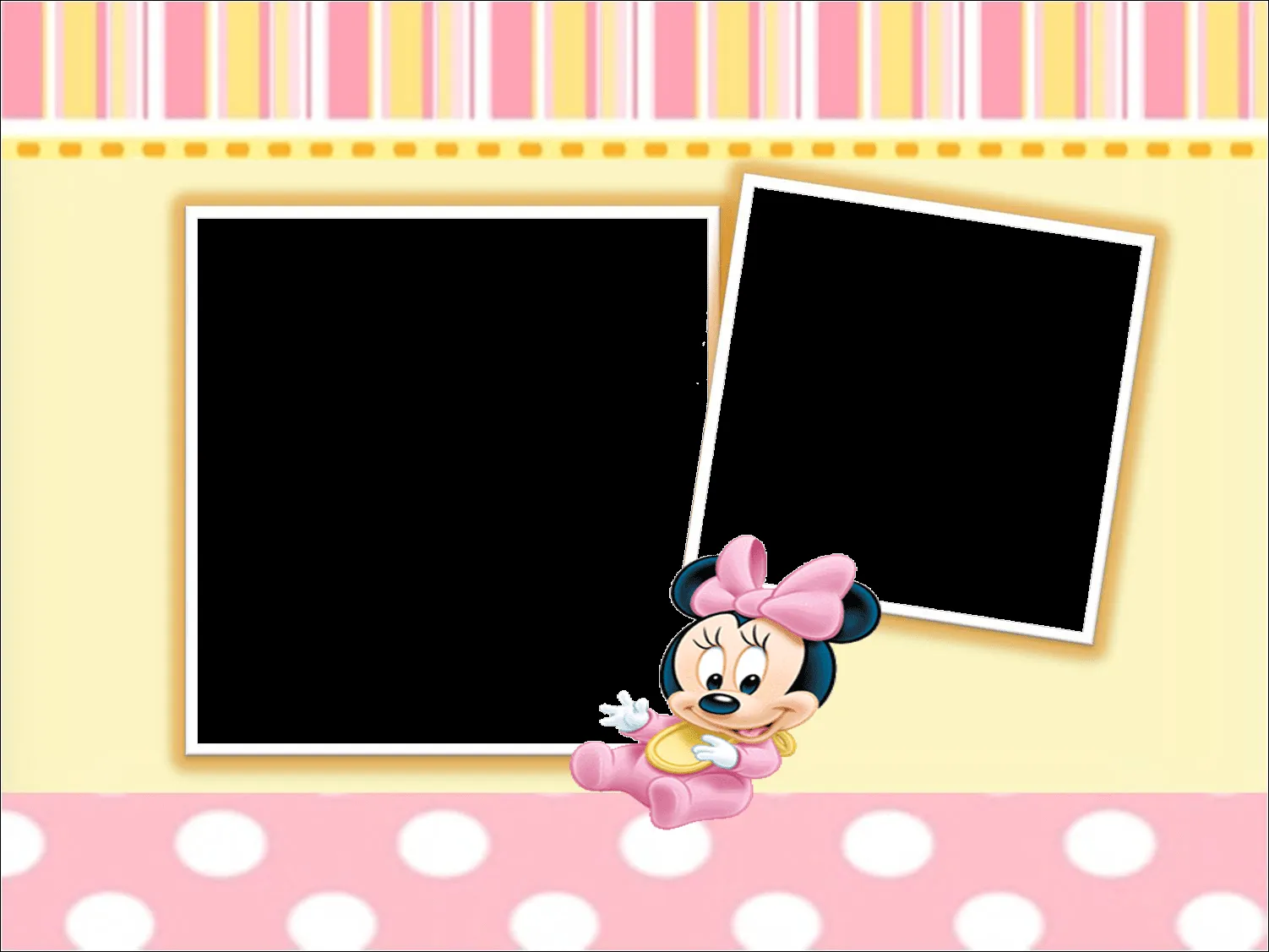 Marcos para foto de minnie bebe - Imageneitor