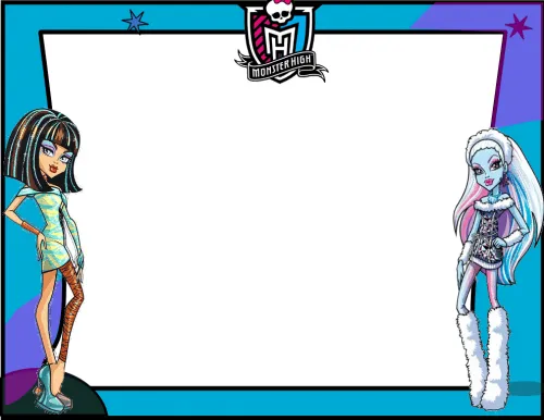 Marcos para fotos de las Monster High - Imagui