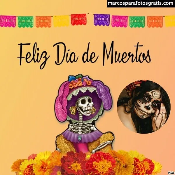 ✓Marcos de fotos de Día de Muertos