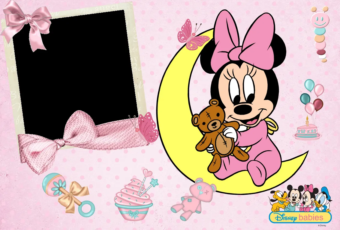 Marcos de Fotos PNG Disney Baby | Marcos Gratis para Fotografías. Marcos de Fotos PNG Disney Baby | Marcos Gratis para Fotografías.