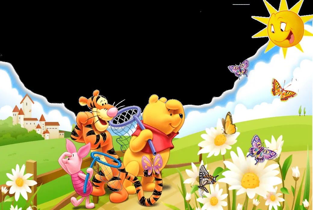 Marcos para Fotos de Winnie The Pooh | Marcos Gratis para Fotografías. Marcos para Fotos de Winnie The Pooh | Marcos Gratis para Fotografías.