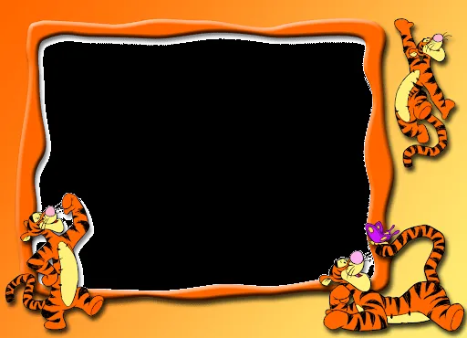 Marcos de Fotos de Winnie de Pooh y Tiger ~ Marcos Gratis para ...