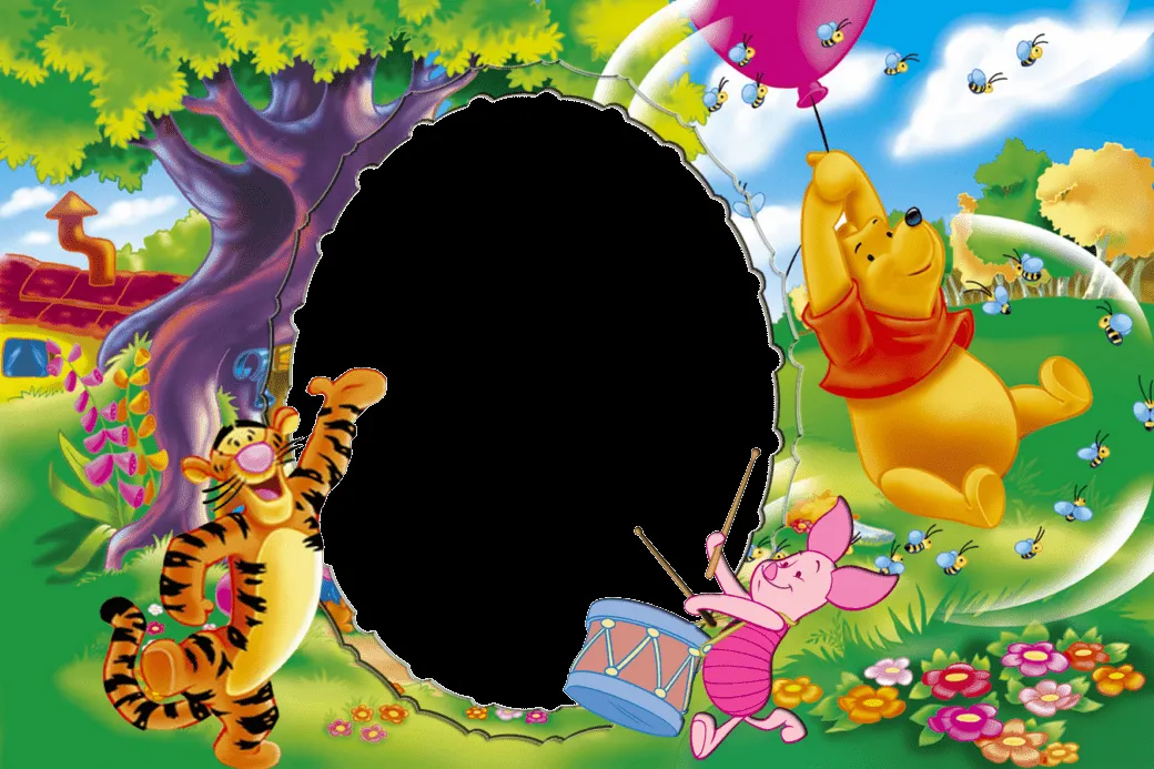 Marcos para Fotos de Winnie The Pooh | Marcos Gratis para Fotografías. Marcos para Fotos de Winnie The Pooh | Marcos Gratis para Fotografías.