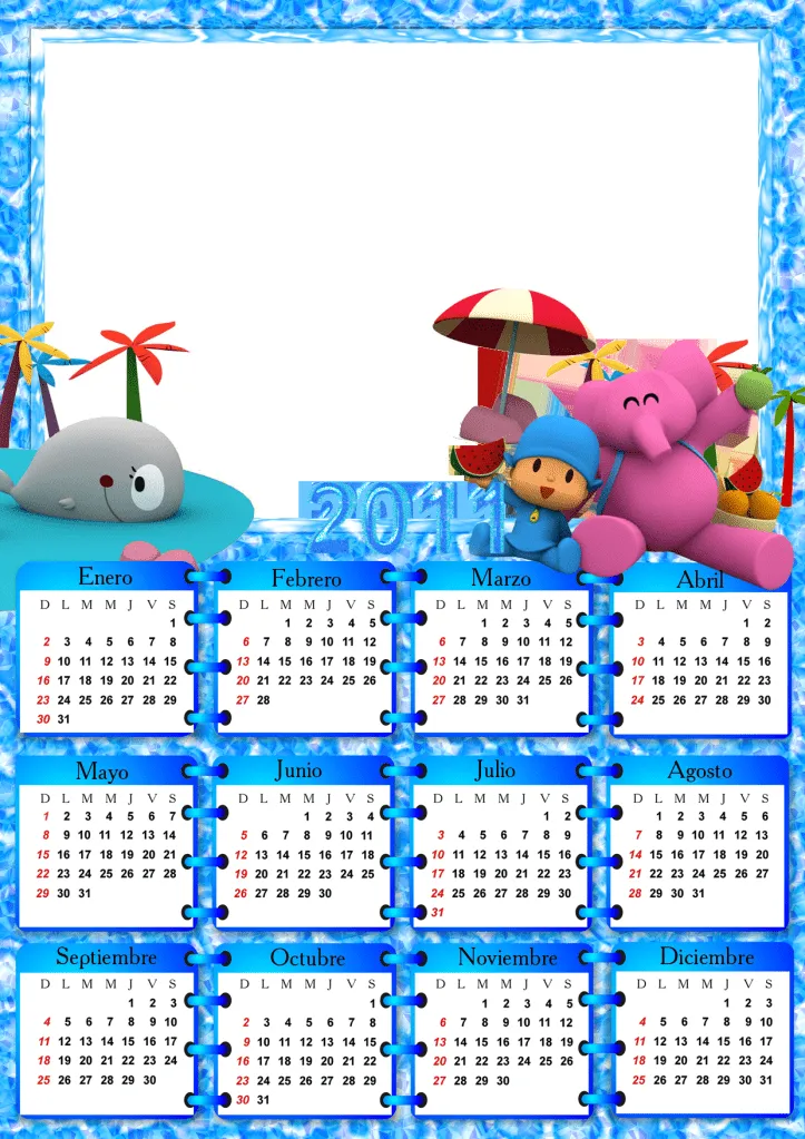 MARCOS GRATIS PARA FOTOS: CALENDARIOS PNG, 2011 MARCOS GRATIS PARA FOTOS: CALENDARIOS PNG, 2011