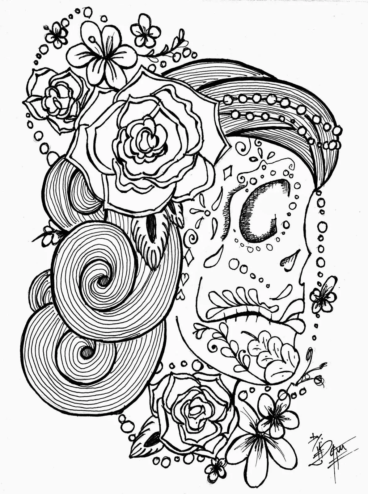 Marcos Guillén Guillén: Mujer Calavera Mexicana