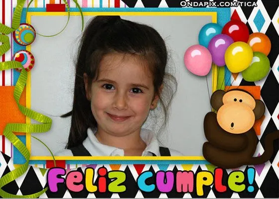 Marcos infantiles de Cumpleaños.
