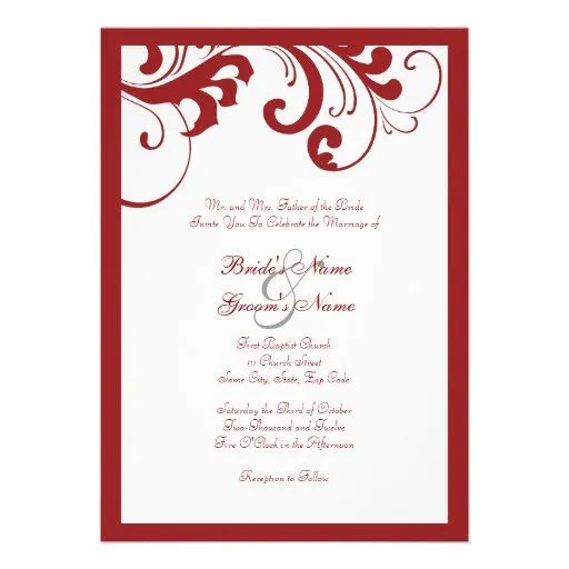 Marcos para invitación de boda - Imagui