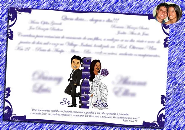 MARCOS MAURICIO: CONVITE DE CASAMENTO ESTILO SR E SRA SMITH