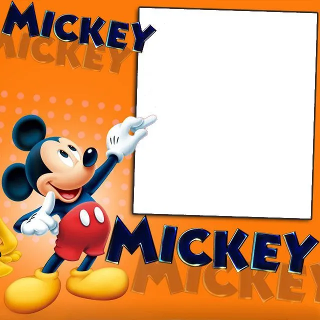 Marcos de fotos de Mickey Mouse gratis - Imagui