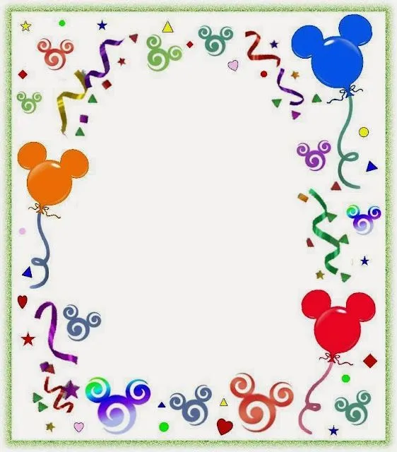 Marcos a lo Mickey Mouse. | Ideas y material gratis para fiestas y ... Marcos a lo Mickey Mouse. | Ideas y material gratis para fiestas y ...