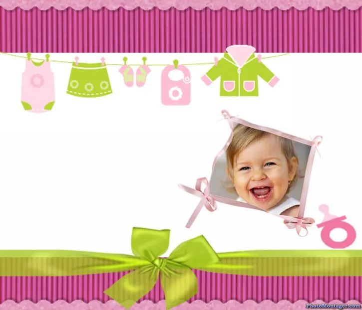 Marco para fotos gratis de bebé - Imagui