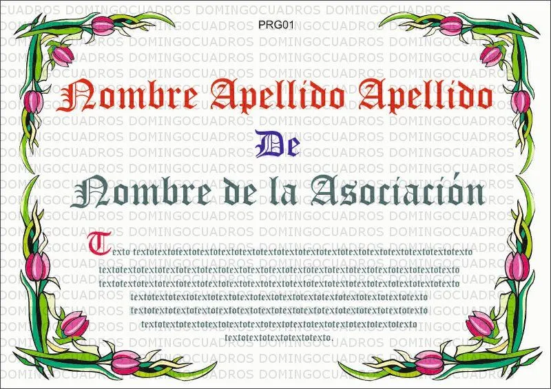 CUADROS DOMINGO » Marcos para pergaminos